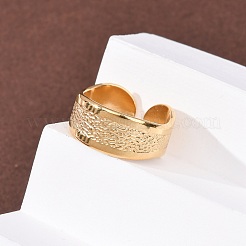 Anelli polsini aperti in acciaio inossidabile 304 per donna&nbsp;RJEW-K309-22G
