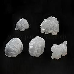Statuetta di ornamenti in selenite naturale&nbsp;DJEW-B010-01