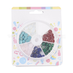 Natürliche & synthetische gemischte Edelstein-Cabochons&nbsp;G-JP0001-13