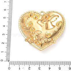 Pendentifs en acier inoxydable 304 émaillés&nbsp;RB-CBA6BE2-02G