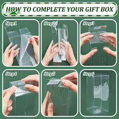 Faltbare transparente PVC-Boxen&nbsp;CON-WH0068-28