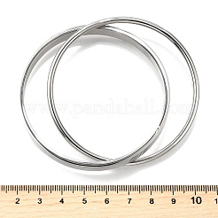 Armreifen aus Edelstahl 304&nbsp;BJEW-V004-01P