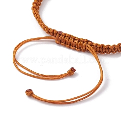 Bracciale con perline intrecciate di tartaruga marina sintetica turchese&nbsp;BJEW-JB10036-02