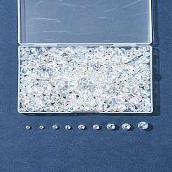 350pcs 5 Arten transparente Acrylperlen&nbsp;MACR-FS0001-91