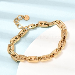 Bracciali a catena in acciaio inossidabile 304 per donna&nbsp;BJEW-G784-01G-02
