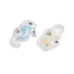10 Stück transparente leuchtende Acrylanhänger&nbsp;TACR-FP0001-02B