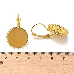 Boucles d'oreilles à levier en laiton à faire soi-même&nbsp;KK-R211-07G