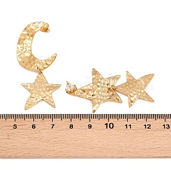 Boucles d'oreilles pendantes en acier inoxydable 304&nbsp;EJEW-Z161-01G