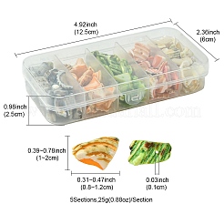 Fili di perline di conchiglia naturale da 125 g in 5 colori&nbsp;BSHE-FS0001-06B