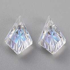 Colgantes de rhinestone de vidrio en relieve&nbsp;GLAA-J101-01A-001SI
