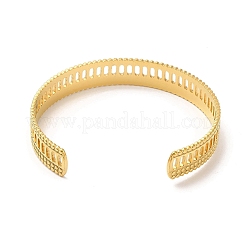 Ionenplattierung (IP) 304 Edelstahl Armreifen&nbsp;BJEW-L682-030G