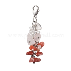 Decorazioni pendenti con perline di pietre preziose miste naturali e sintetiche&nbsp;HJEW-JM02125