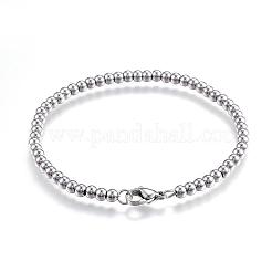 Anlaufgeschützte Kugelkettenarmbänder aus Edelstahl 201&nbsp;BJEW-E295-08