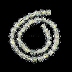 Fili di perline di lampwork in lamina fatti a mano&nbsp;FOIL-K003-04K