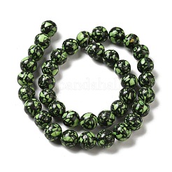 Fili di perline tinti con pietre preziose sintetiche&nbsp;G-P507-03B-01