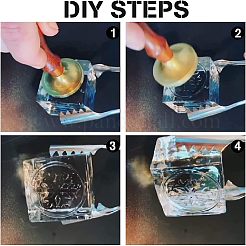 1 tête de tampon en laiton&nbsp;DIY-OC0008-66F