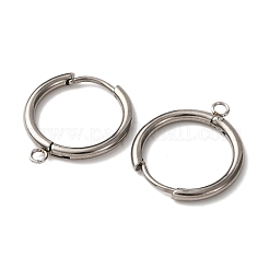 201 componenti per orecchini a cerchio in acciaio inossidabile&nbsp;STAS-D379-05B-P