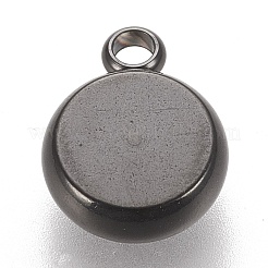 Cabochon-Fassungen für Anhänger aus Edelstahl 304&nbsp;X-STAS-K202-03B-B