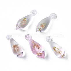Handgefertigte Goldsand Murano Anhänger&nbsp;LAMP-S194-023-M