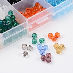 1box 15 Farbe runden Glasperlen&nbsp;GLAA-X0011-01