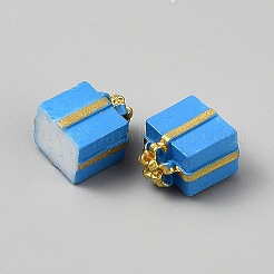 Weihnachtliche Cabochons aus undurchsichtigem Harz&nbsp;CRES-WH20004-07A