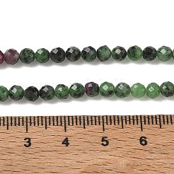 Colliers de perles de zoïsite en rubis naturel dégradé&nbsp;GG-CBA2E9C-A03-4mm