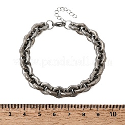 Gliederkettenarmbänder aus 304 Edelstahl für Damen&nbsp;BJEW-P388-01P
