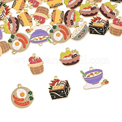 30pcs 7 styles de pendentifs en émail en alliage&nbsp;ENAM-FS0003-22
