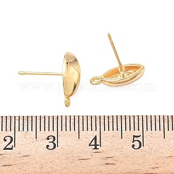Messing Ohrstecker Zubehör&nbsp;KK-D024-05G