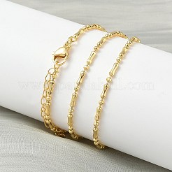 2 mm runde Gliederketten aus Messing in Hundeknochenform für Damen&nbsp;NJEW-K271-17G