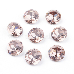 Spitze Rückseite u. Rückseite überzogene k9 Glasrhinestone Cabochons&nbsp;RGLA-J012-10mm-319