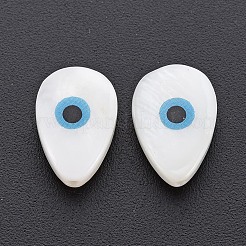 Perles de coquillages naturels d'eau douce&nbsp;LS-SHEL-Q008-62B