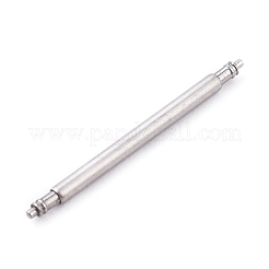 Edelstahl Doppel angeflanschten Federstab Uhrband Stifte&nbsp;FIND-WH0052-83A