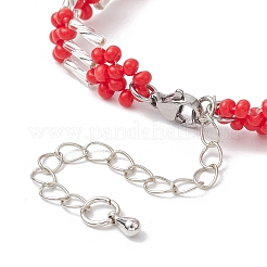 Armbänder aus Glasperlen für Frauen&nbsp;BJEW-MZ00144-02