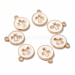 Colgantes de esmalte de aleación chapados en oro claro&nbsp;ENAM-R136-18A