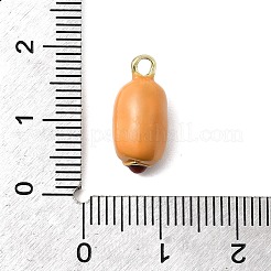 Emaille-Anhänger aus Legierung mit Essensmotiv&nbsp;FIND-C075-10C-G