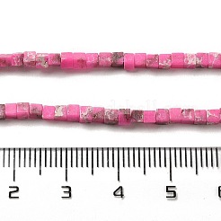 Fili di perline di diaspro imperiale di sintesi&nbsp;G-B064-A36
