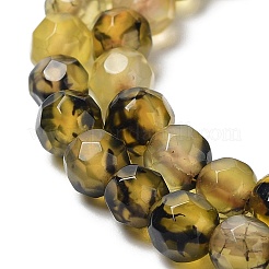 Chapelets de perles d'agate naturelle&nbsp;G-Q1000-02C