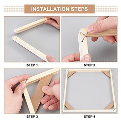DIY Massivholz Leinwand Rahmen Kit&nbsp;DIY-BC0003-11A