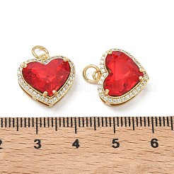 Colgante micropavé cubic zirconia de latón&nbsp;KK-C252-02C-G