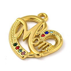 Placcatura ionica (ip) pendenti in strass in acciaio inossidabile 304 placcato oro 18k&nbsp;STAS-P341-09G-01