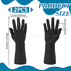 2 stücke pvc männliche schaufensterpuppe rechte hand schmuck armband uhr ring display steht&nbsp;ODIS-UN0001-13