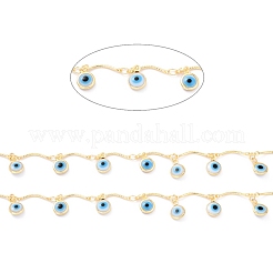 Catene a maglie in ottone dorato fatte a mano&nbsp;CHC-I038-15G
