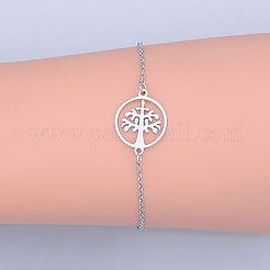 Bracciali a maglie in acciaio inossidabile 201 anti-ossidazione&nbsp;BJEW-t011-JN487-1