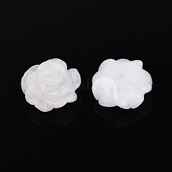 Perle intagliate di giada bianca naturale&nbsp;G-Q601-41A-01