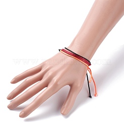 Einfaches Set aus Nylonschnurarmbändern&nbsp;BJEW-JB07376-02