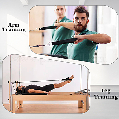 Doppelschlaufen aus Polypropylen und PU-Leder für Yoga&nbsp;AJEW-WH20020-581A