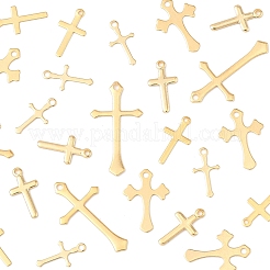 25pcs 5 Arten Messinganhänger&nbsp;KK-FS0001-51G