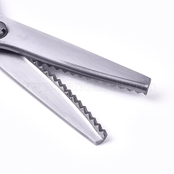 Zackenschere mit Wellenschliff aus Edelstahl&nbsp;TOOL-WH0117-43B