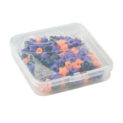 100pcs 3 Farben undurchsichtige Acrylperlen&nbsp;MACR-FS0002-26